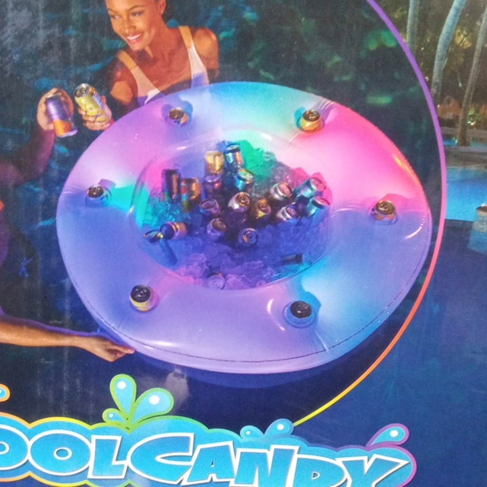 ⛱️ PoolCandy Illuminated LED Floating Bar - Color Changing - Picture 3 of 5